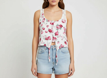 Topy: Forever 21, Top damski, rozmiar S