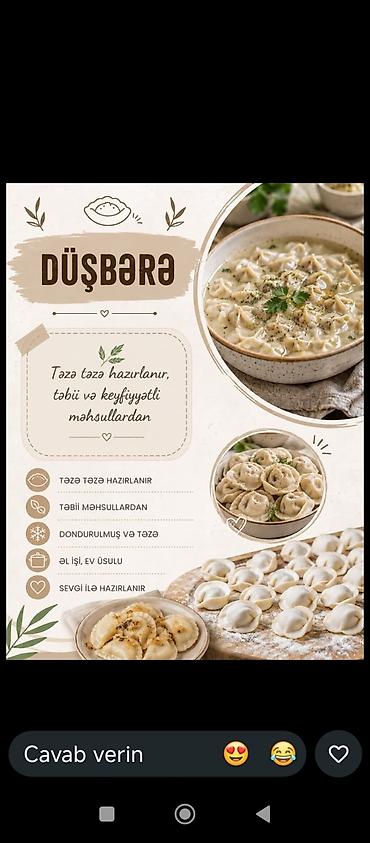 lahic su: Düşbərə – əl işi, ev üsulu - Hər gün təzə hazırlanır - Yalnız təbii — 3