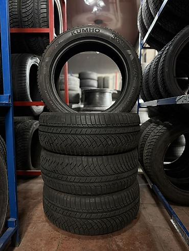 Шины 245 / 50 / R 19, Зима, Б/у, Комплект, Легковые, Корея, Kumho