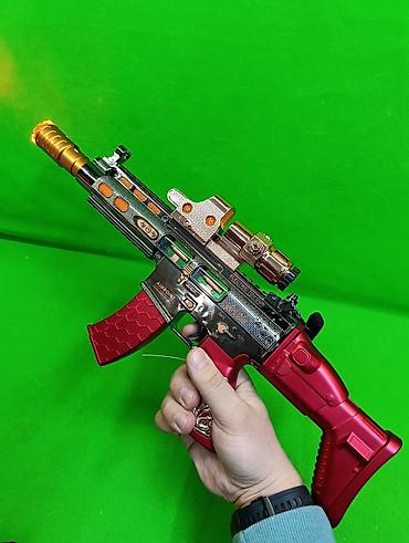 Оюнчуктар: 🔫 Игрушечный автомат с эффектом дыма — яркие впечатления от игры! 🔥 ⚡ — 3
