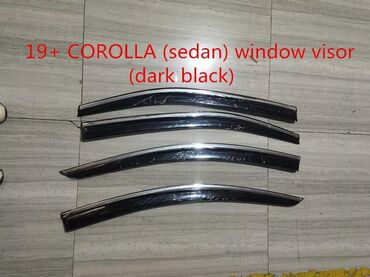 ветровики тойота камри: Toyota Corolla 19+ ветровики. Новые черный с хромом