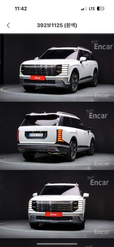 домкрат воздушный: Модель: palisade (LX3) Год: 03.25 Объем: 2.5 2wD Пробег: 9.517