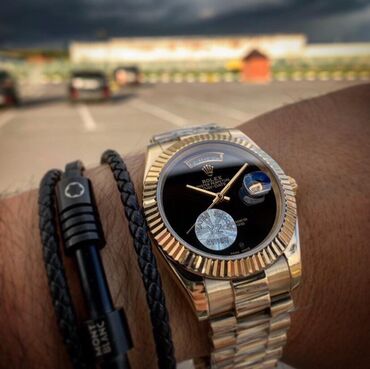 часы с автоподзаводом: Rolex Day-Date ️Люкс качества ! ️Сталь 316L (Хирургическая сталь)