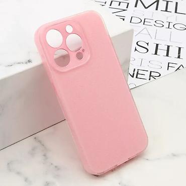 fleš over: Futrola GLOW SHINING za iPhone 15 Pro (6.1) svetlo roze. Uz brzu — 1