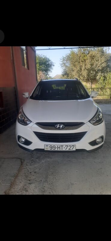 рено симбол запчасти: Hyundai ix35, ağ rəngli, AZ nömrə nişanı 99-HT-727. Əsas