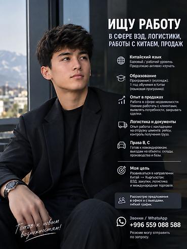 Менеджер ВЭД / Логист / Менеджер по работе с Китаем / Продажи — ищу