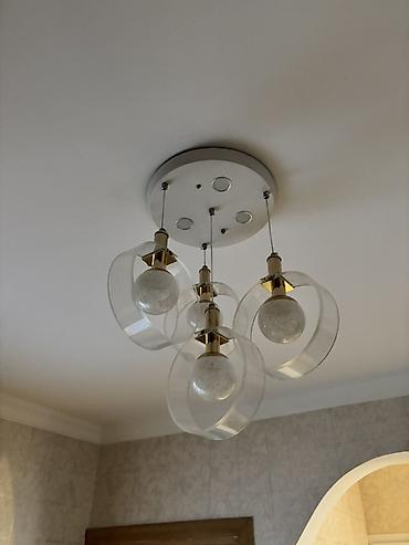 Ev üçün dekor: Çılçıraq, 3 lampa, Metal — 2