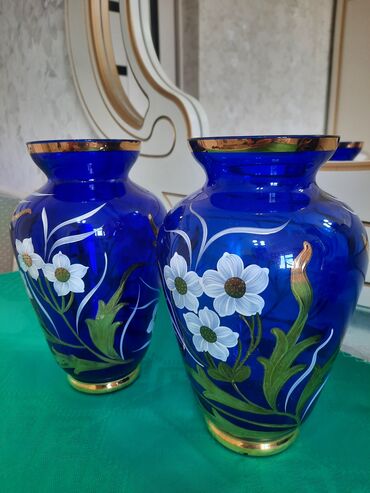 Вазы: ВИНТАЖНЫЕ ВАЗЫ!!! БОГЕМИЯ!!! ЧЕХИЯ!!! ВСЕ АБСОЛЮТНО В НОВОМ — 6