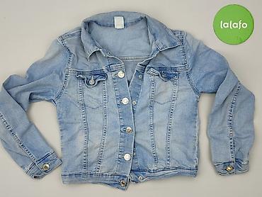 bluza dior: Dziecięca kurtka jeansowa, 9 lat, 128-134 cm, H&M, stan - Bardzo dobry — 2