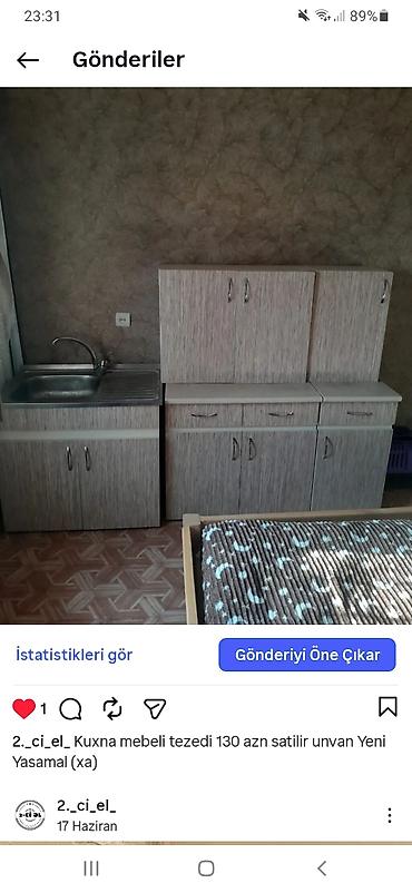 metbex ucun skaf: Kuxna mebeli desti tezedi 130 azn satilir unvan Yeni Yasamal — 1