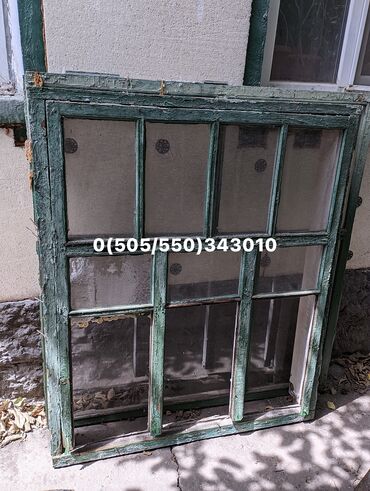 перегородки деревянные: Деревянное окно, Б/у, Самовывоз