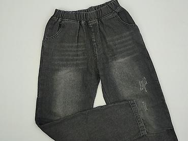 basic t shirt oversize: Spodnie jeansowe, 14 lat, 158/164, stan - Idealny — 1