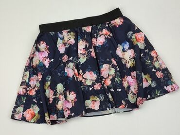spódnice midi w kwiaty: Skirt, S (EU 36), condition - Good