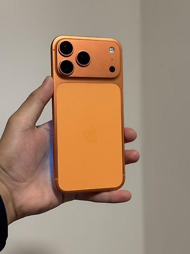 15 iphone pro max: IPhone 17 Pro Max, Б/у, 256 ГБ, Оранжевый, Защитное стекло, Чехол, 92 % — 2