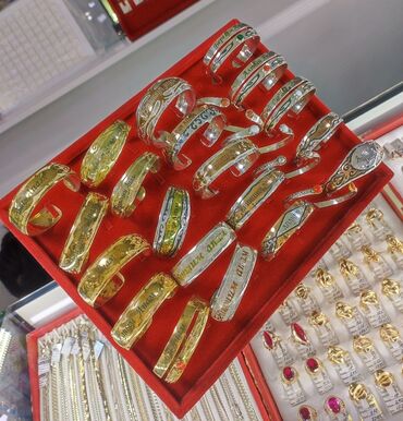 золотые браслеты женские цена: Новая коллекция Серебряный Билерики Серебро 925 пробы напыление