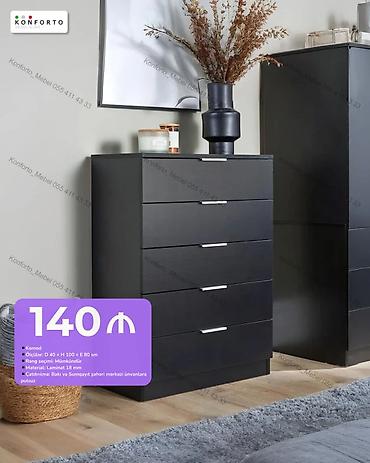 Komod – müasir dizayn - Ölçülər: D 40 × H 100 × E 80 sm - Material