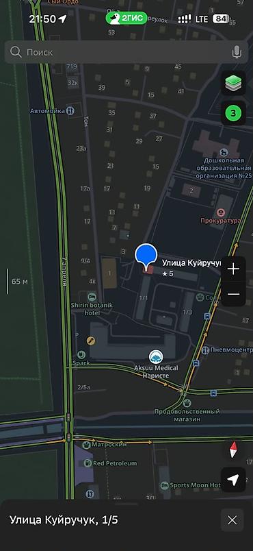 кок жар мкр: 1 комната, 51 м², Кок-Жар ж/м Индивидуалка, 9 этаж — 7