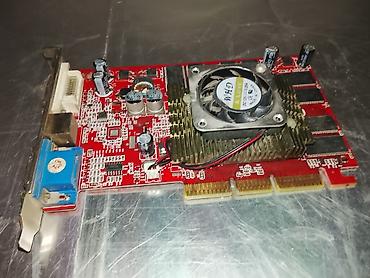 core 2: Видеокарта для ПК с интерфейсом AGP 8X/4X. Amd Radeon. б/у — 2