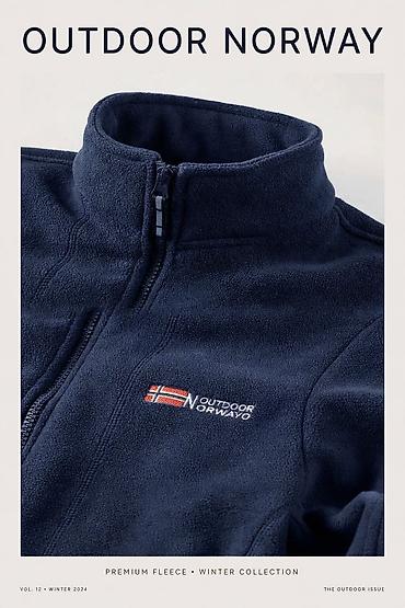 эрк элден: Мужская флисовая куртка OUTDOOR NORWAY — Winter 2026 - Плотный — 2