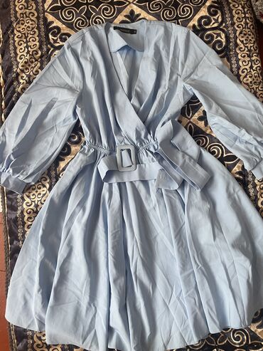 платья рубашки с коротким рукавом: Вечернее платье, Средняя модель, С рукавами, S (EU 36)