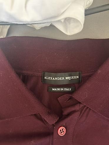 Kişi geyimləri: Alexander McQueen polo köynəyi – Bordo rəng AZ ISTIFADE OLUNUB - — 2