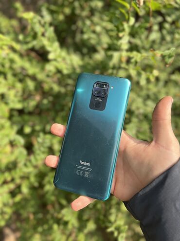 покупка телефона: Redmi, Redmi Note 9, Б/у, 64 ГБ, цвет - Синий, 2 SIM