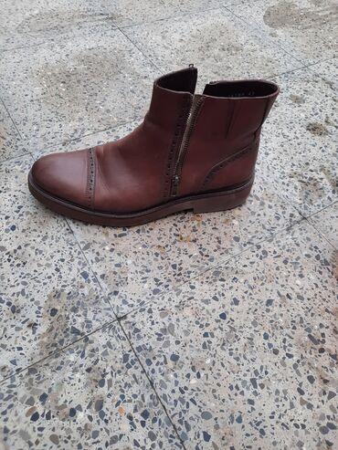 Botinkalar: GREYDER kişi ayaqqabısı – dəridən qışlıq/yarımboğaz model salam — 4