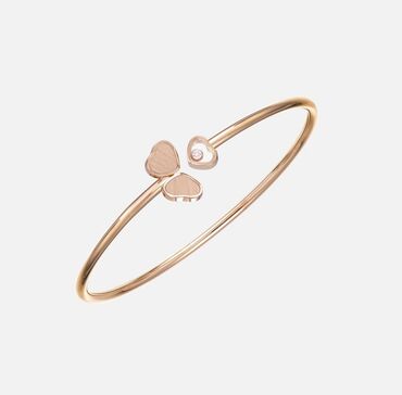 islenmis qizil uzukler: Bilərzik, Chopard, Çəhrayı qızıl, 750 Əyar, 10 g, Ünvandan götürmə