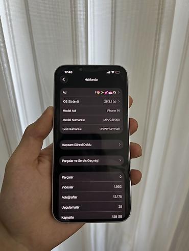 iphone 14 satisi: IPhone 14, 128 GB, Face ID, Simsiz şarj — 4