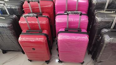 Çamadanlar: Silikon 3lü dəst endirimli çamadanlar Dəst olaraq endirimlə satılır — 14