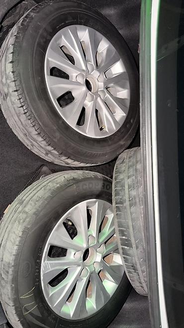 Шиналар жана дисктер: Дөңгөлөктөр монтажда 195 / 65 / R 15, Жай, Колдонулган, Комплект, Жеңил унаалар, Куйма, тешиктери - 5 — 1