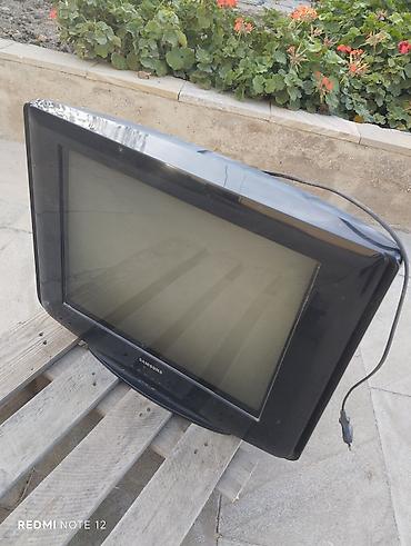 Televizorlar: Samsung kineskop televizor - Ekran: təxminən 21–25 düym əyilmiş — 3
