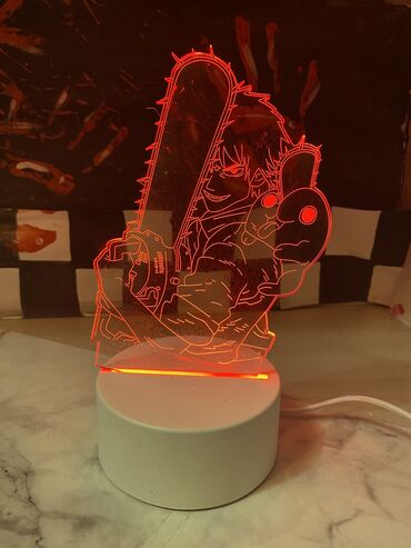 usb светильник: Светильник из аниме человек бензопила.состояние новое,покупали и не