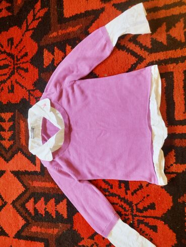 пиджак детский: Детский топ, рубашка, цвет - Фиолетовый, Б/у