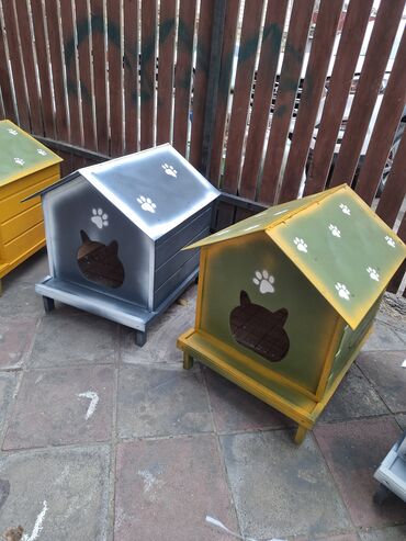 Yuvalar: Məhsul: Ev heyvanları üçün taxta evlər Təsvir: - Müxtəlif ölçü və — 45