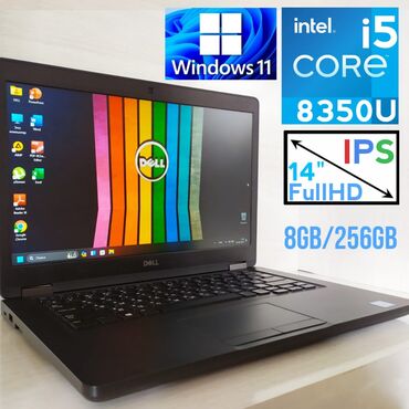 планшет для чтения: Ультрабук, Dell, 16 ГБ ОЭТ, Intel Core i5, 14.1 ", Колдонулган, Жумуш, окуу үчүн, эс тутум SSD