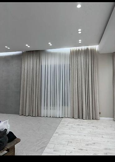 Шторы и занавески: Комплект штор, С тюлем в комплекте, Изготовление на заказ, Для зала — 23