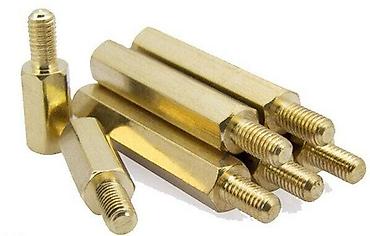 Digər bərkidici məhsullar: 6mm M3 Metal Dişi-Erkək Aralayıcı – 1 ədəd Pirinçdən hazırlanmış — 2
