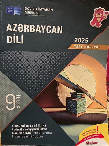 Testlər: Məhsul: “Azərbaycan dili – 2025 Test Toplusu” Nəşriyyat/kurum: Dövlət — 1