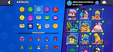 Бижутерия: Brawl Stars hesabı – yüksək səviyyəli, zəngin məzmunlu - Kuboklar — 6