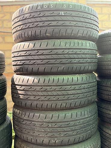 205/55/16 4 шт комплект в идеальном состоянии 90% фирма Bridgestone