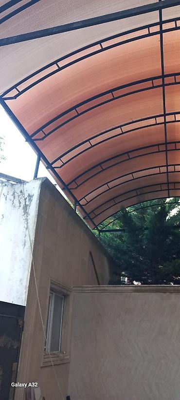 Polikarbonat örtüklü darvaza/balkon/talada üçün səthüstü kölgəlik və lalafo.az -da Polikarbonat örtüklü darvaza/balkon/talada üçün səthüstü kölgəlik və
