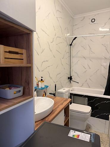 Продажа квартир: 2 комнаты, 51 м², ул. Чынгыз Айтматова Элитка, 9 этаж, Евроремонт — 9