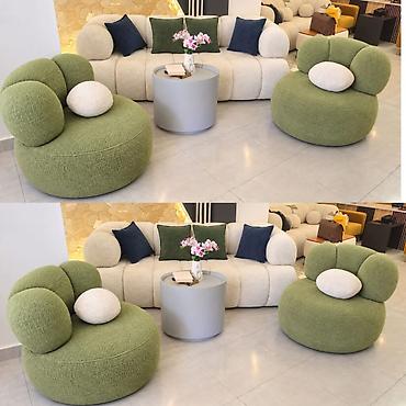 İşlənmiş, Divan, 2 kreslo