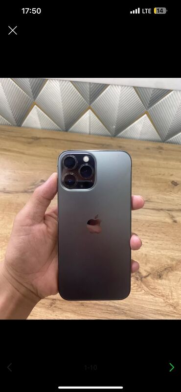 телефон поко х3: IPhone 13 Pro Max, Б/у, 128 ГБ, Graphite, 97 %