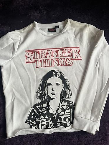ogrlice za najbolje drugarice: Uniseks dukserica sa motivom serije Stranger Things - Boja: bela - — 1