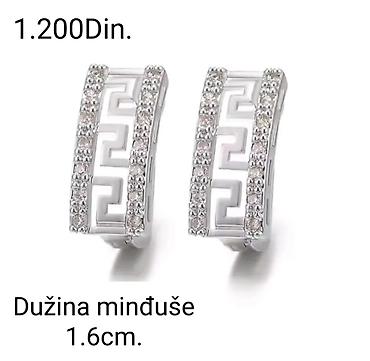 necklace: Posrebrene minđuše od hirurskog čelika sa žigom S925 – elegantan — 1