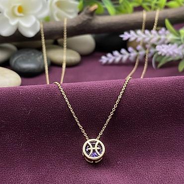 bürclər: Zodiak simvolları temalı asma boyunbağı kolleksiyası — 9