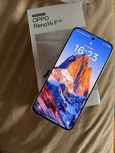 phone 8: Oppo Reno 14 F, 256 GB, rəng - Ağ, Zəmanət — 1
