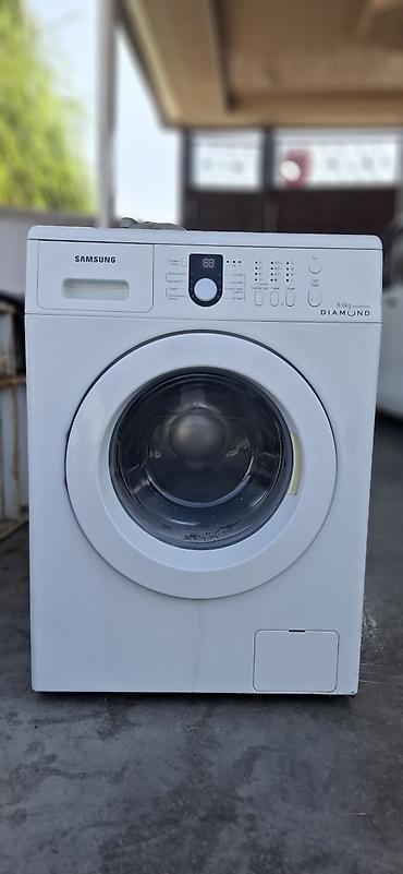 стиралка и сушилка: Стиральная машина Samsung Diamond WF8590NMW9, загрузка 6 кг — 4